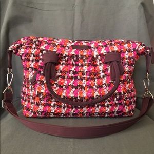 Vera Bradley Hadley Satchel - Houndstooth Tweed